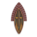 Modern African Masks Triplet #40+#41 +#42 (Set of 3) - African Wall Decor