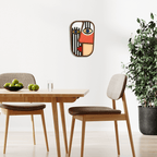Abstract Mask #7 - Wooden Wall Decor