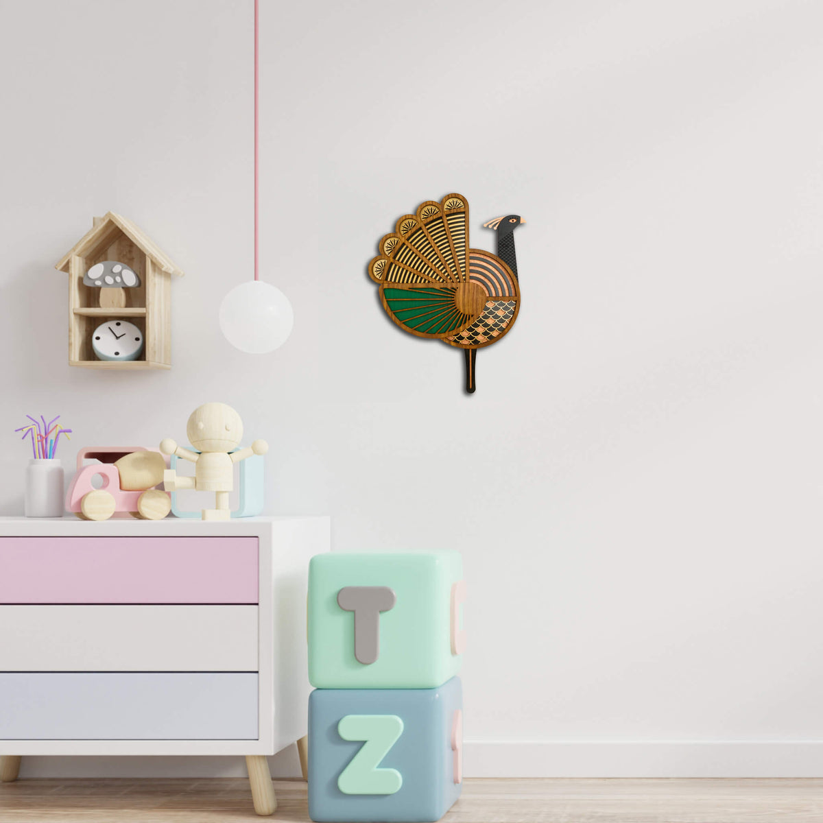 The Peacock #3 - Wall Art