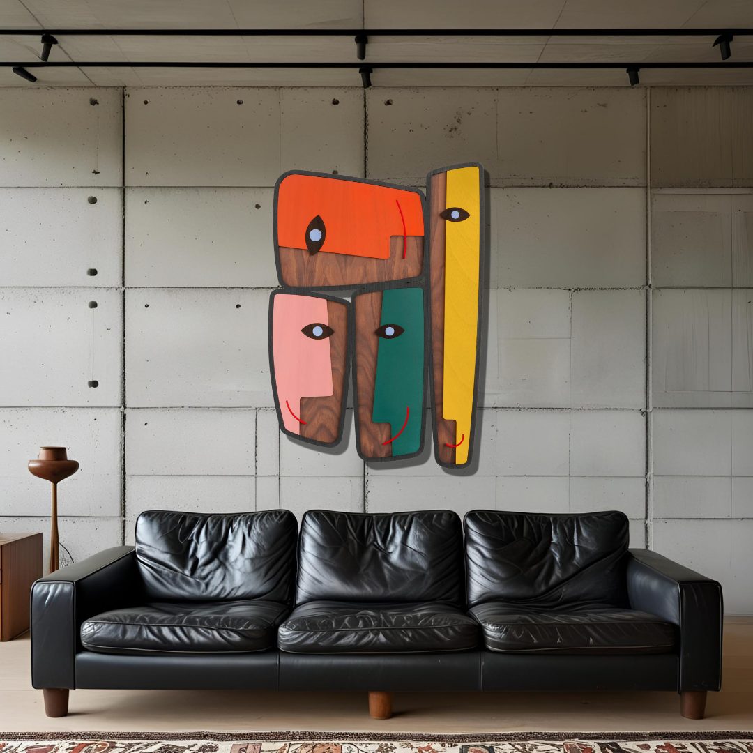 Group Mask #1 - Wall Art