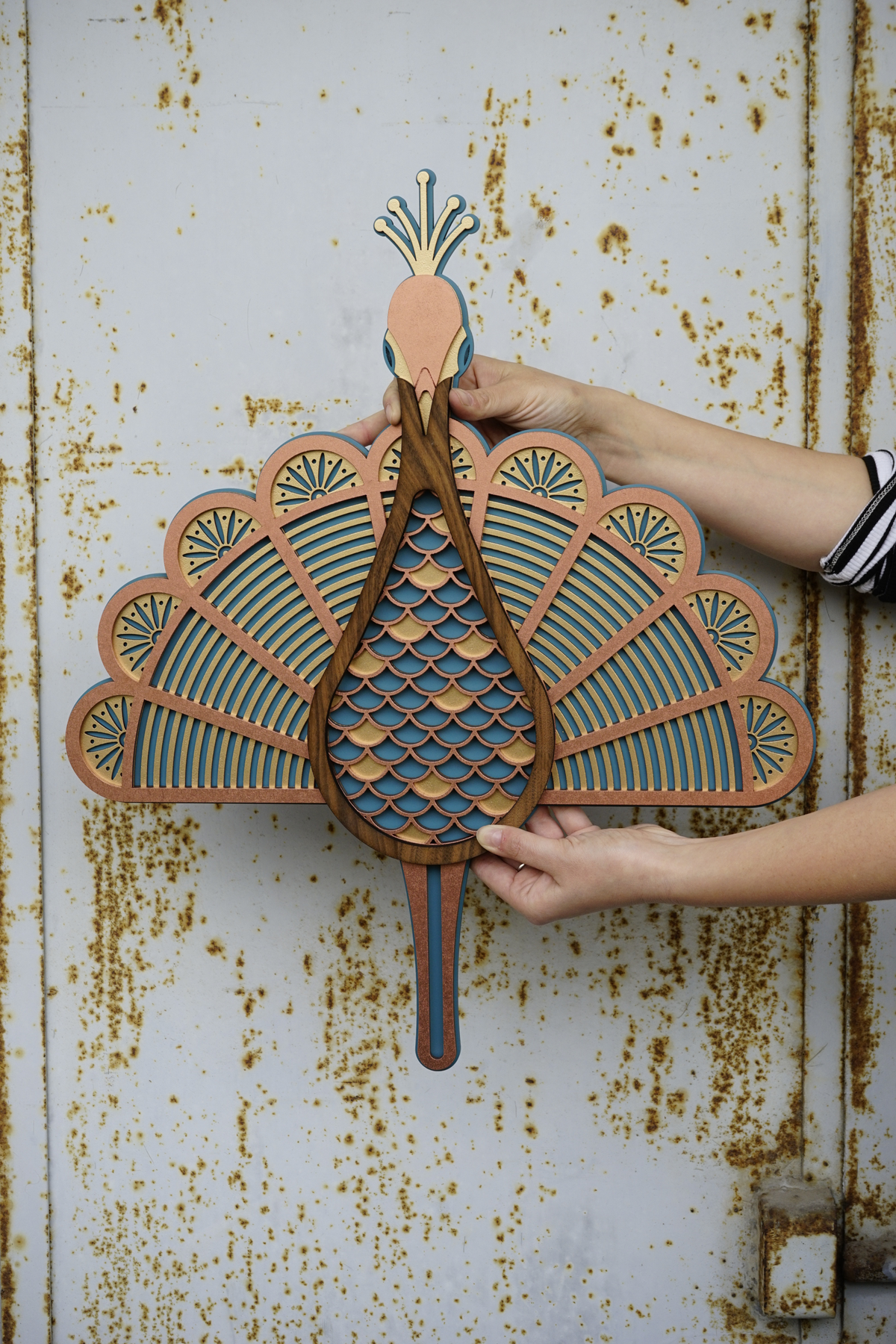 The Peacock - Wooden Wall Decor