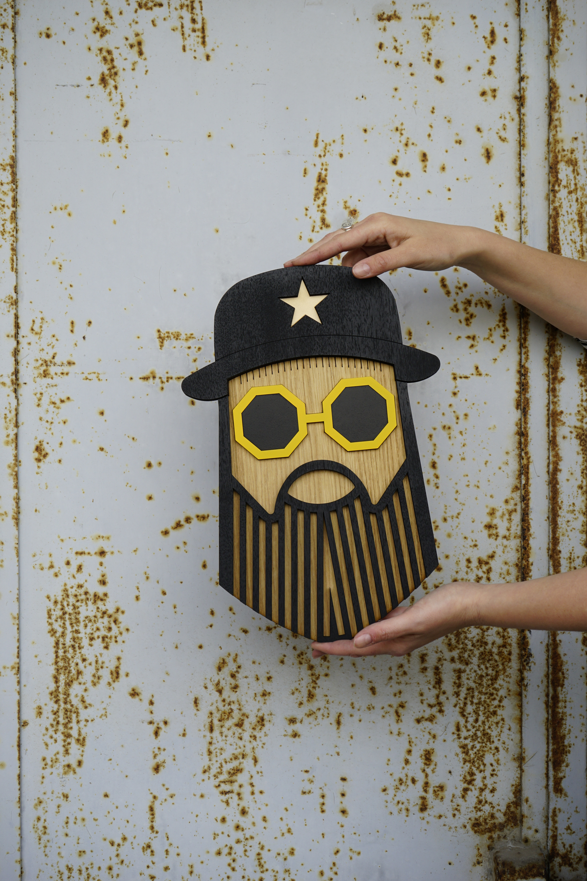 Morris - Wooden Wall Mask