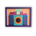 Camera - Wooden Wall Decor