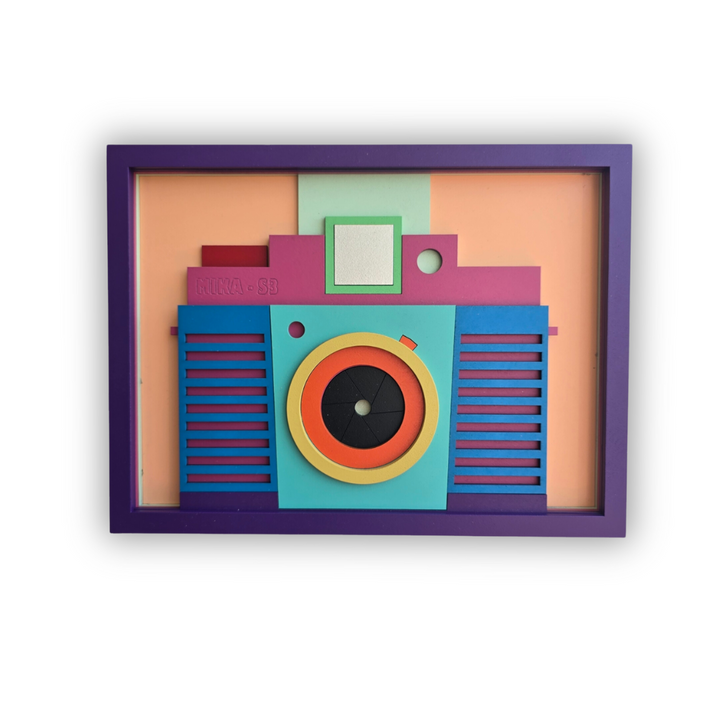 Camera - Wooden Wall Decor