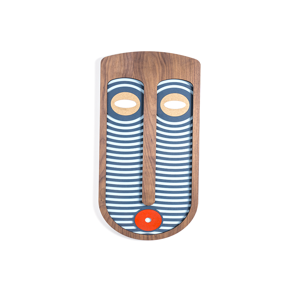 Modern African Masks #1 + #4 (Set of 2) - African Wall Art