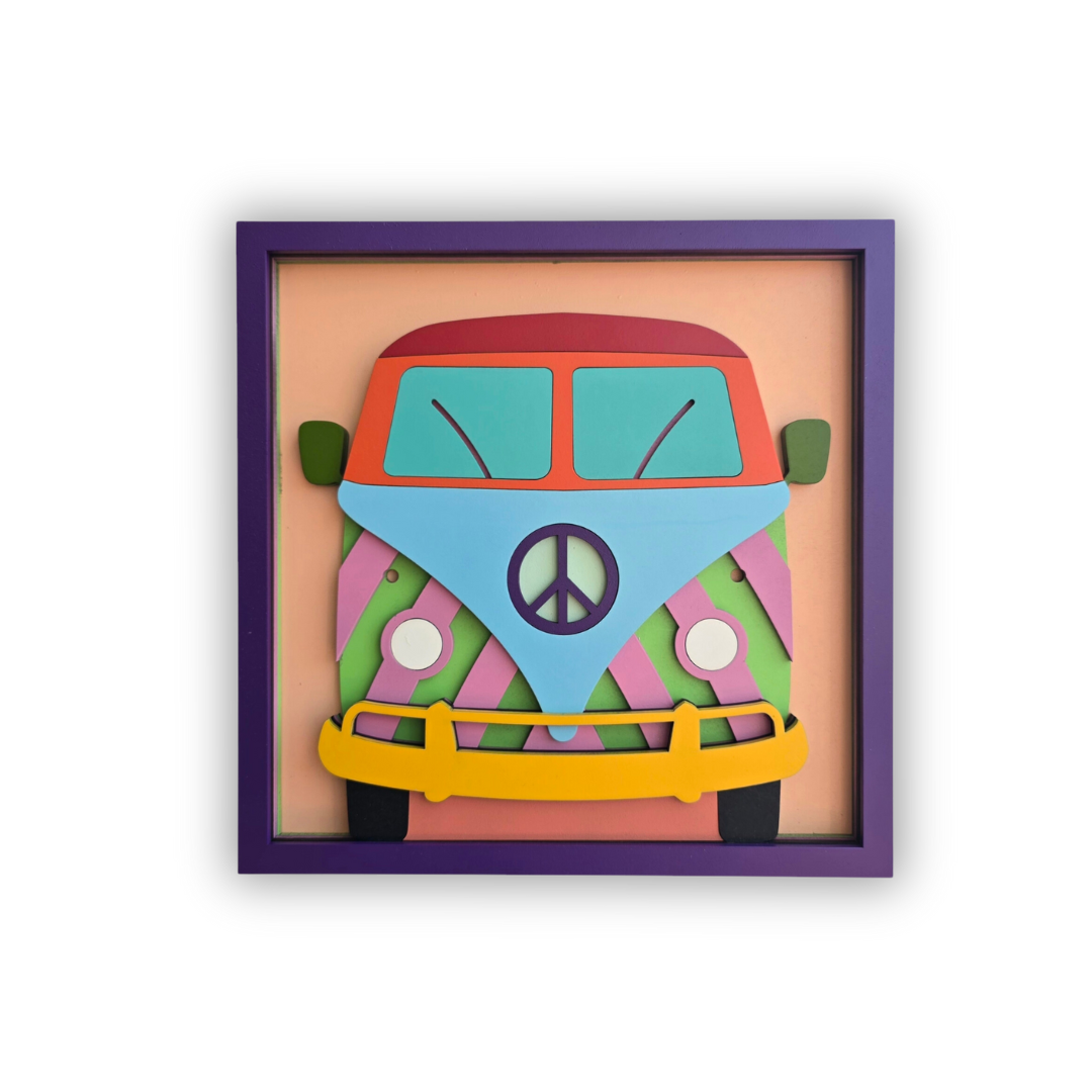Hippie Van - Wall Decor