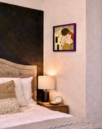 Mr. & Miss Klimt – Wooden Wall Art Inspired by The Kiss | Umasqu