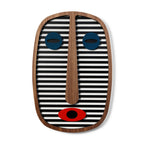 Modern African Masks #1 + #37 (Set of 2) - African Wall Decor