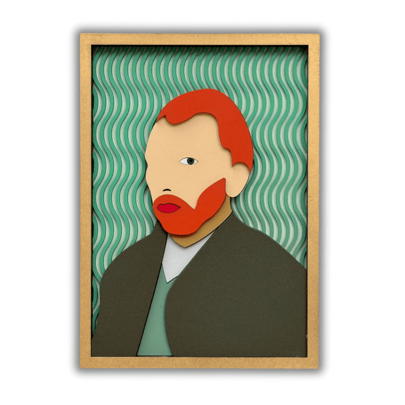 Trademark Fine Art – Set Da 5 Pannelli Vincent Van Gogh, Paesaggi Impressionisti, Tela Gallery-Wrapped