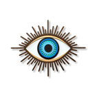Eye #20 – handmade wood wall mask, Umasqu