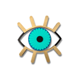 Eye Wall Mask #19 – Handmade Wooden Eye Wall Art | Umasqu
