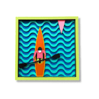 Kayak #1 – handmade layered wood wall art, Umasqu