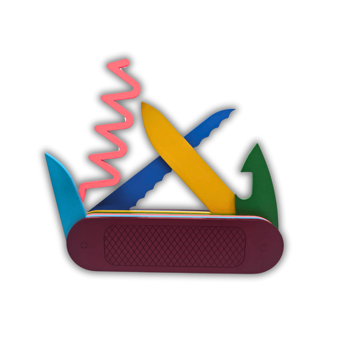 Swiss Knife Figurine