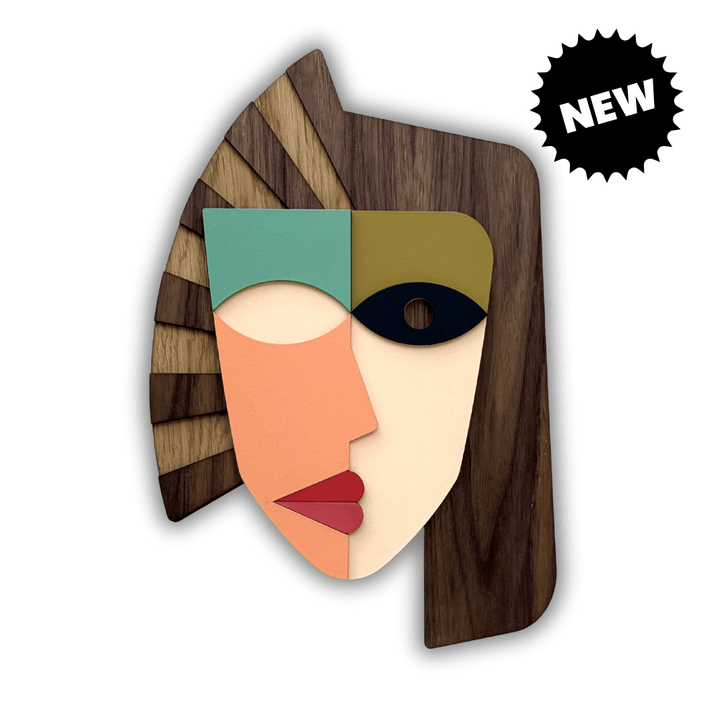 Abstract Mask #13 - Wall Art