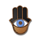 Hamsa #10 - Wooden Wall Decor