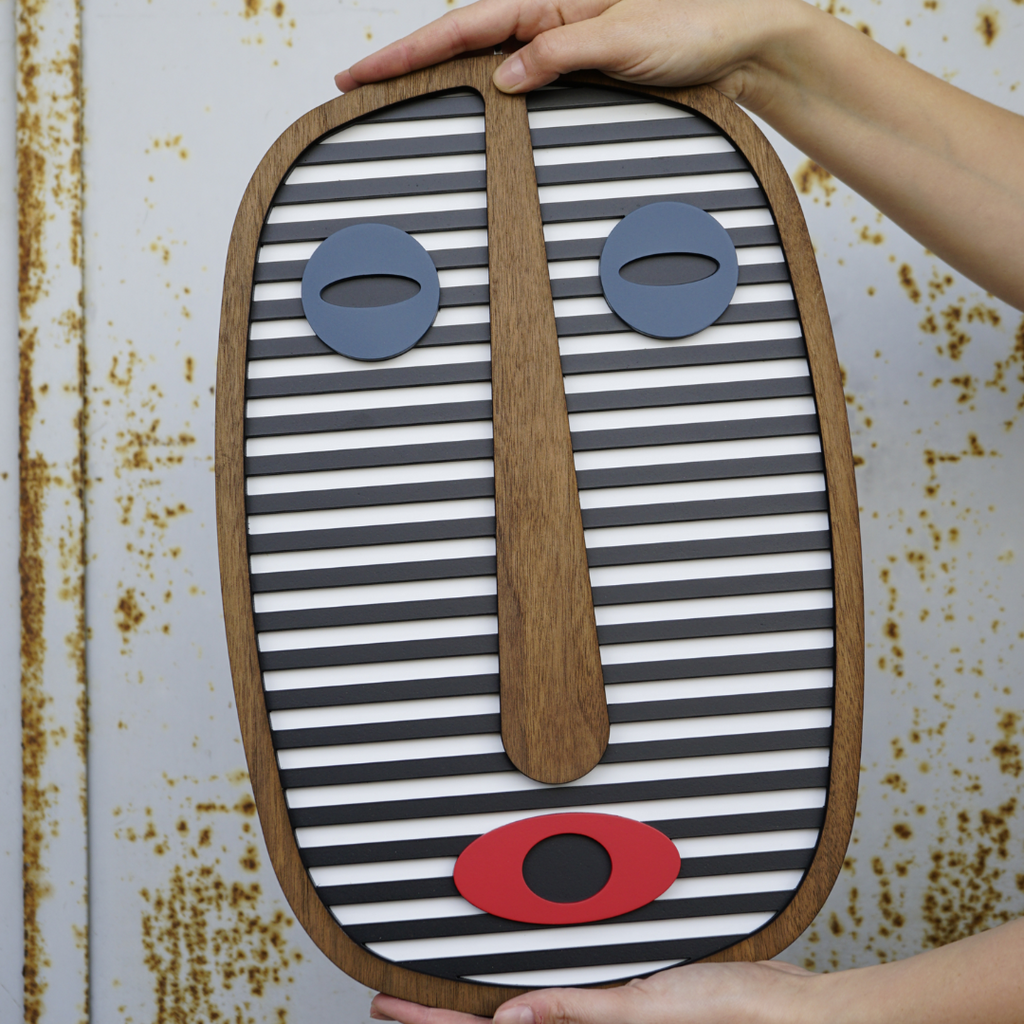 Modern African Mask #1 - African Wall Decor