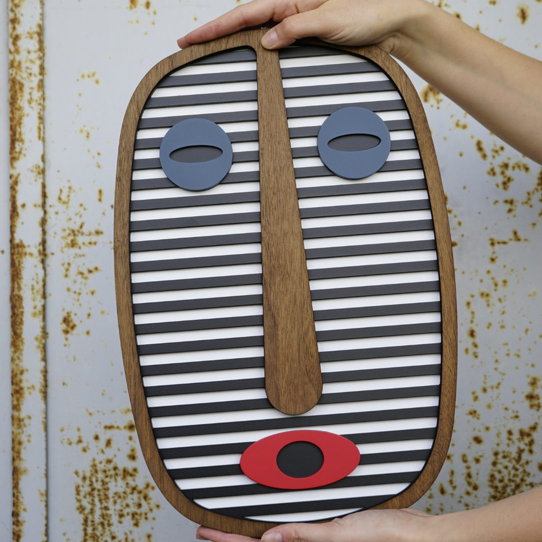 Modern African Mask #1 - African Wall Decor