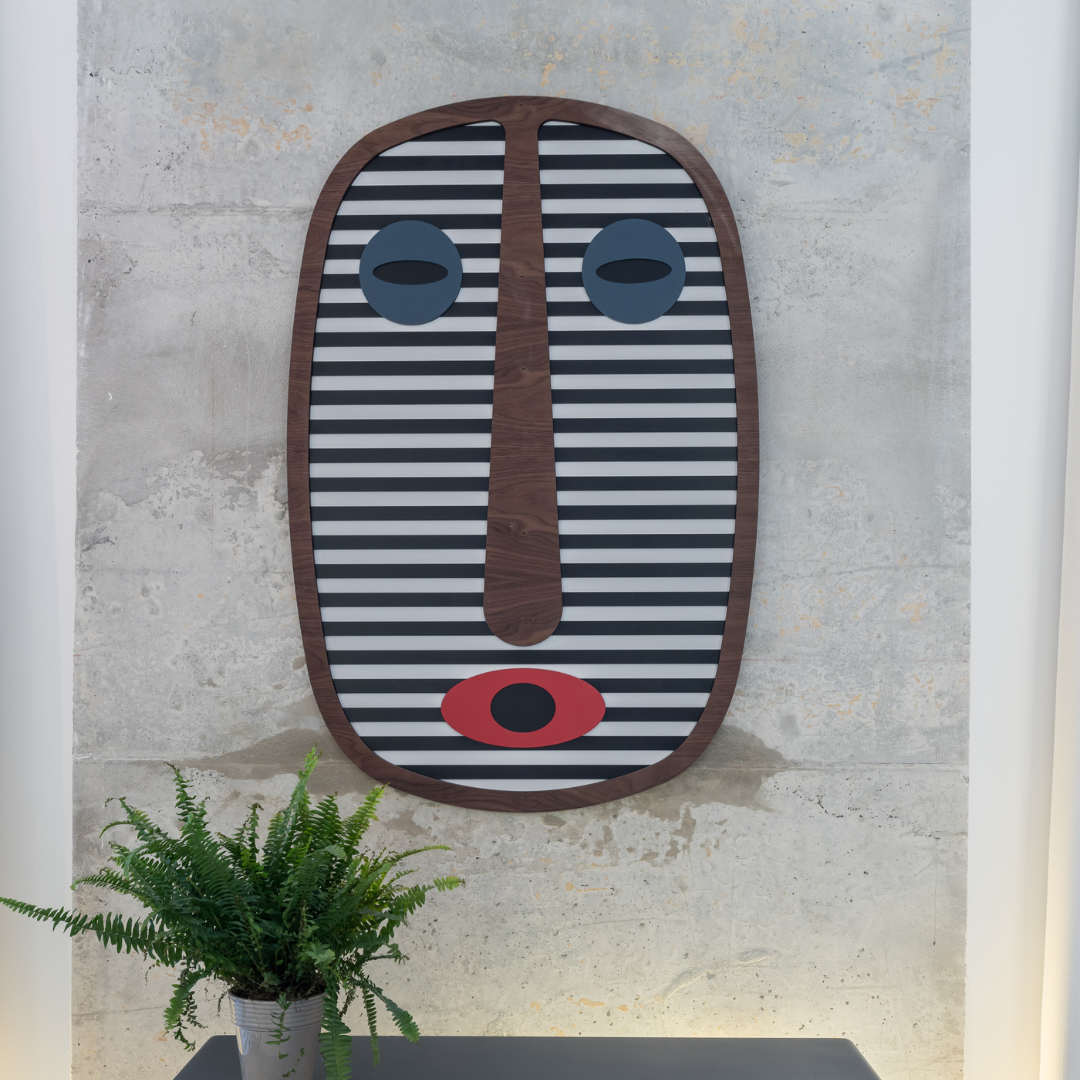 Modern African Mask #1 - African Wall Decor