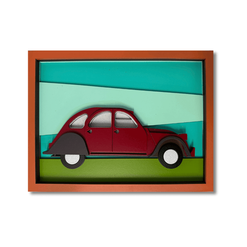 Classic Car Wall Art – Vintage Car Wooden Wall Sculpture | Umasqu