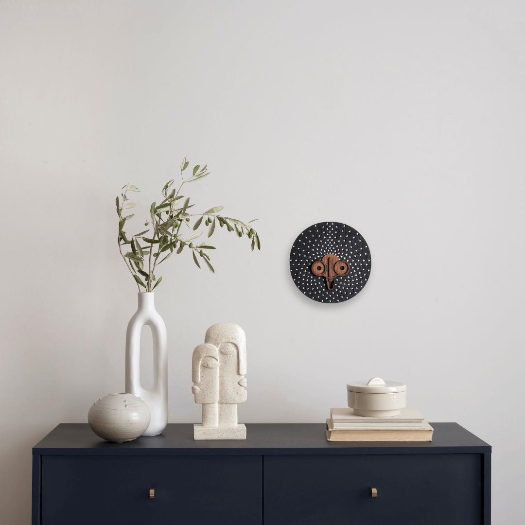 Mini Modern African Mask #10 - African Wall Art