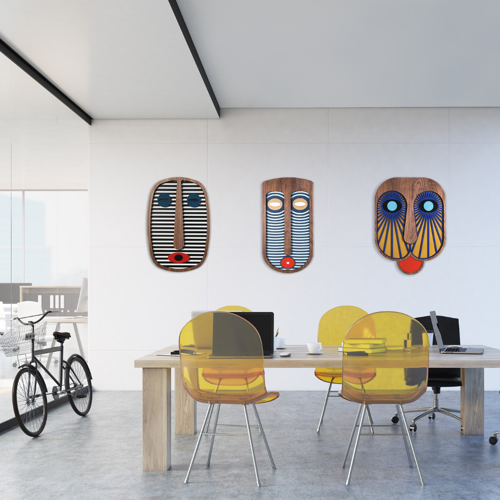 Modern African Mask #1 - African Wall Decor