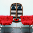 Modern African Mask #1 - African Wall Decor