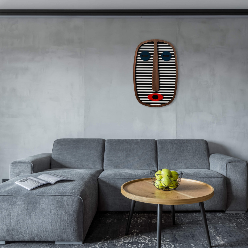 Modern African Mask #1 - African Wall Decor