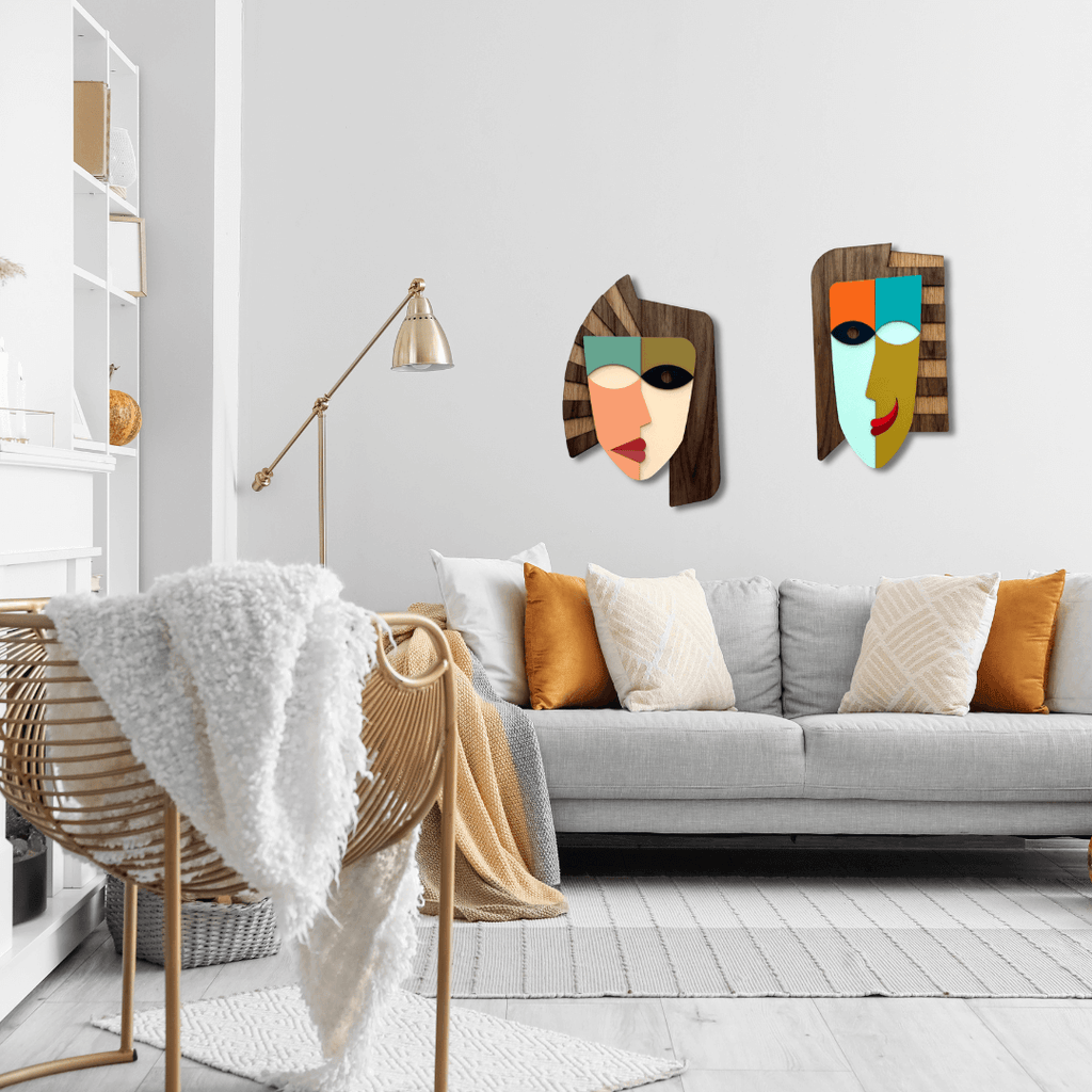 Abstract Mask #14 - Wall Decor