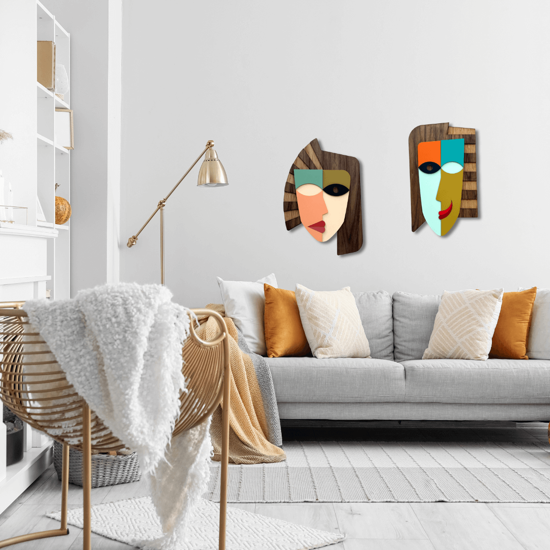 Abstract Mask #14 - Wall Decor