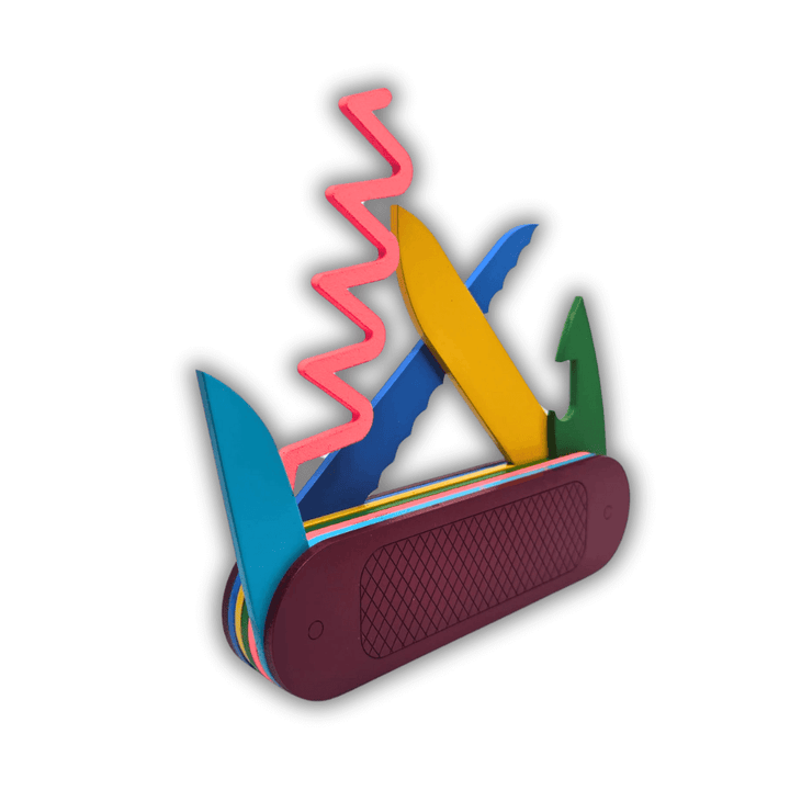 Swiss Knife Figurine