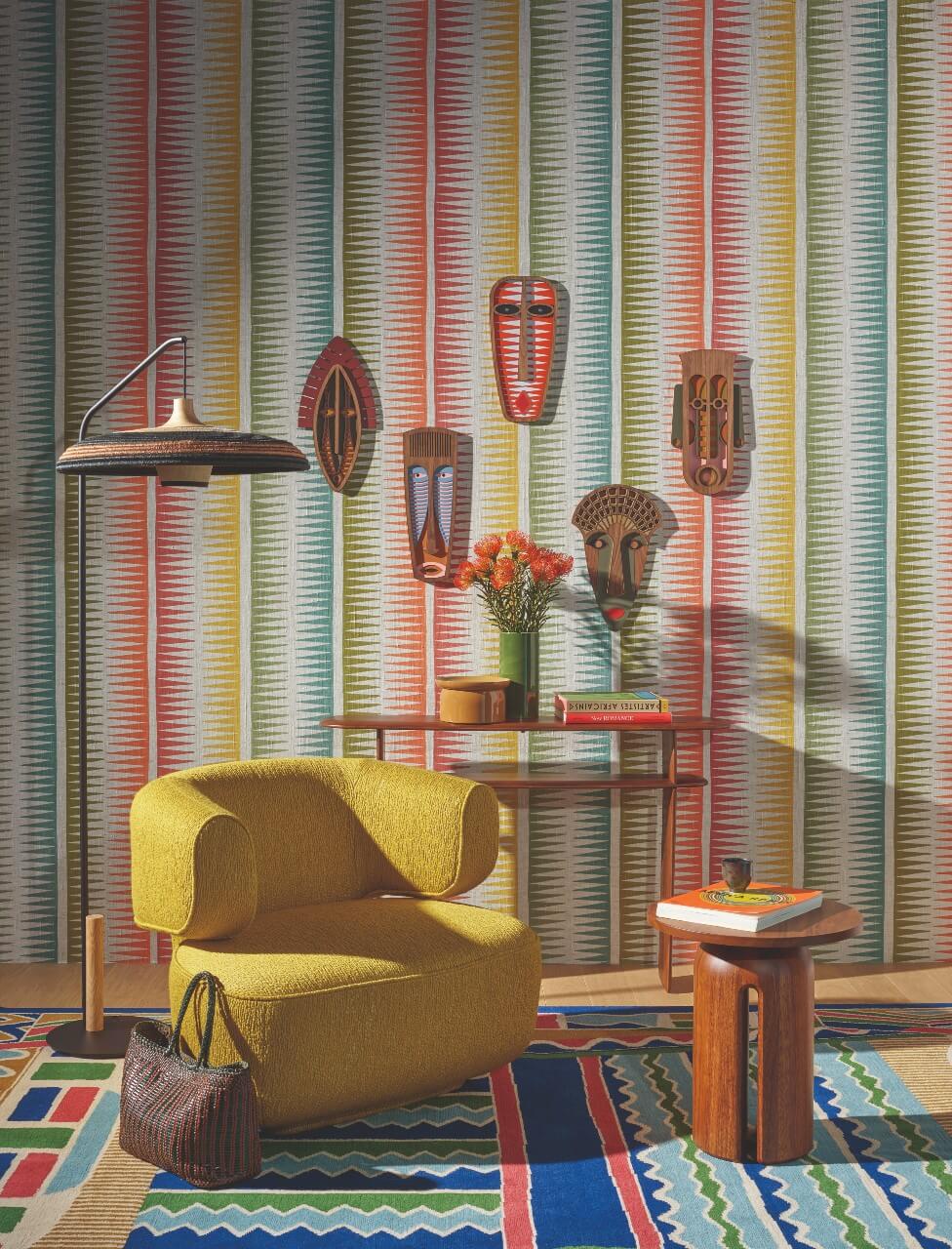 Modern African Mask #42 - African Wall Decor