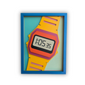 Retro Digital Watch - Wall Art