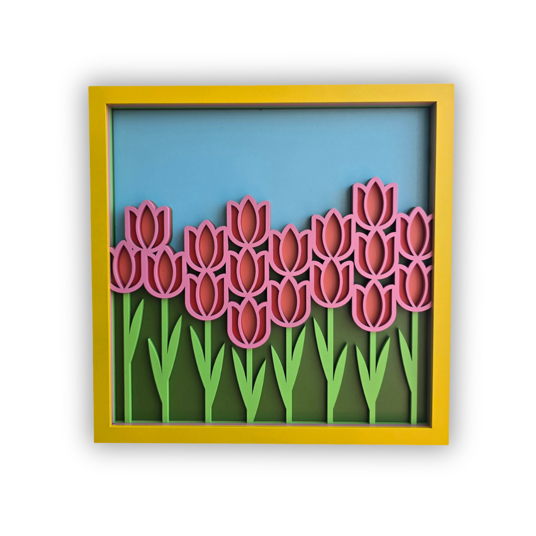 Tulip Field - Wall Art