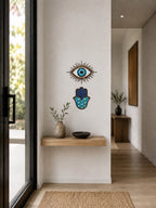 Hamsa #12 – handmade wood wall mask, Umasqu
