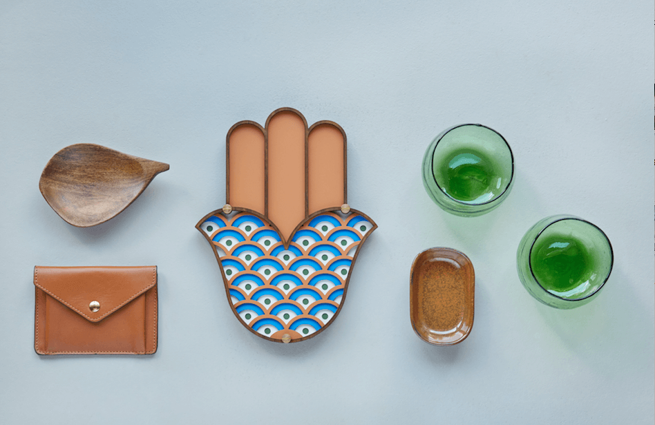 Hamsa #8 - Wooden Wall Decor