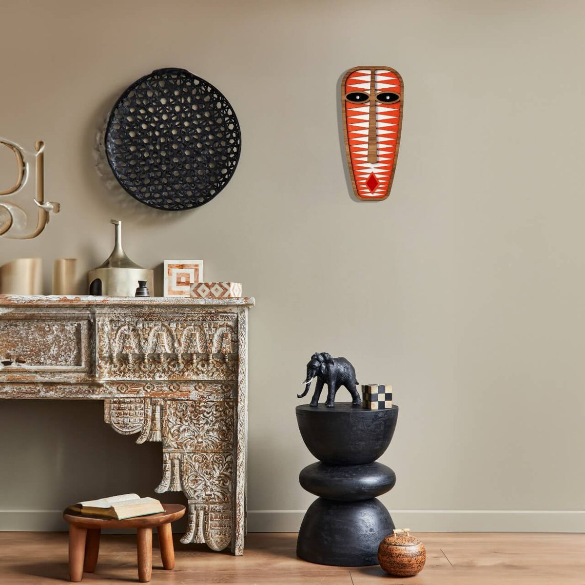 Modern African Mask #37 - African Wall Mask