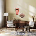 Modern African Masks #37 + #23 (Set of 2) - African Wall Art