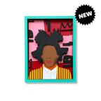 Mr. Basquiat – handmade wood wall mask, Umasqu