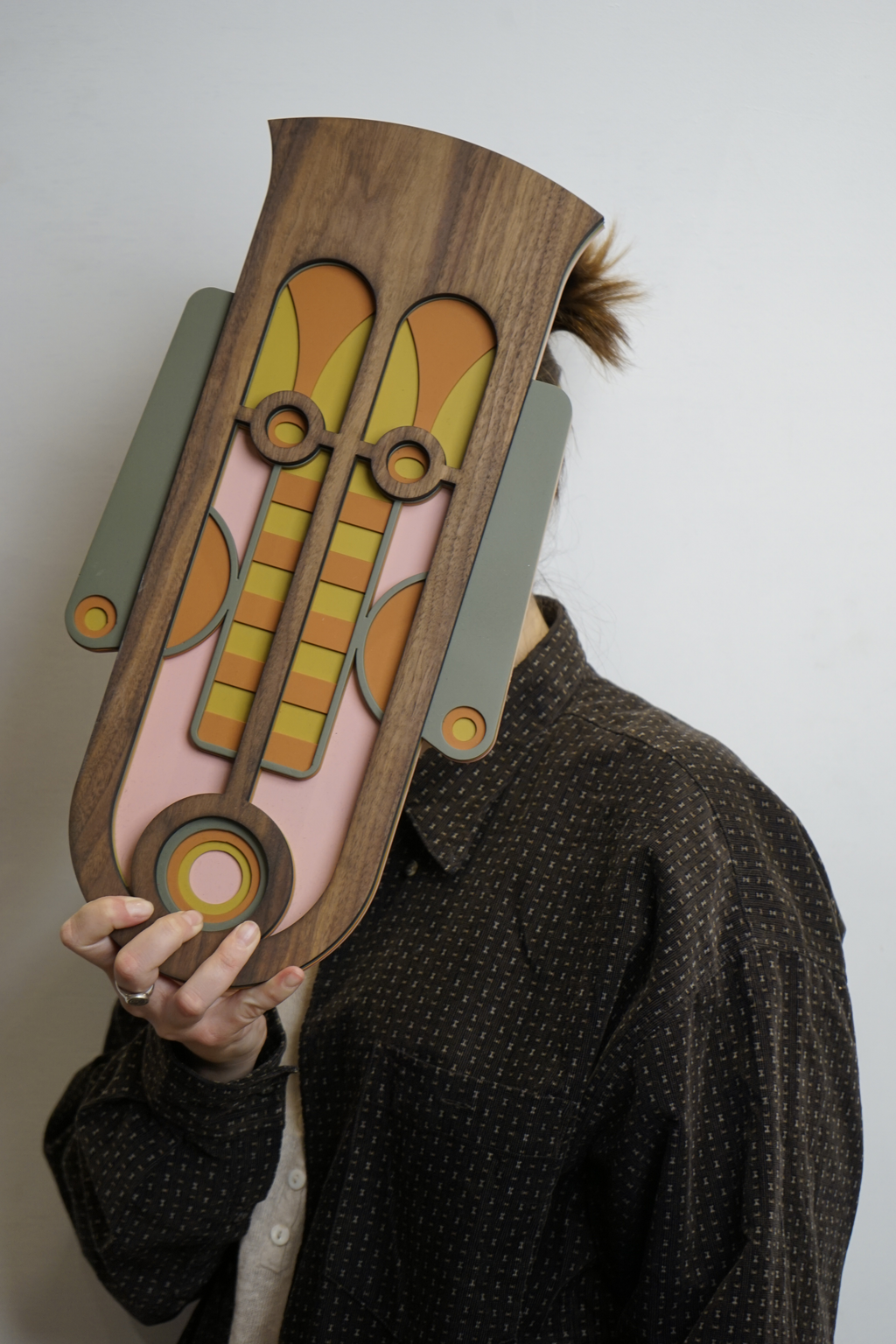 Modern African Mask #40 - African Wall Art