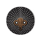 Modern African Masks #10 + #23 (Set of 2) - African Wooden Wall Decor