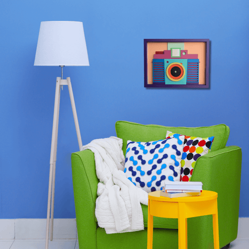 Camera - Wooden Wall Decor