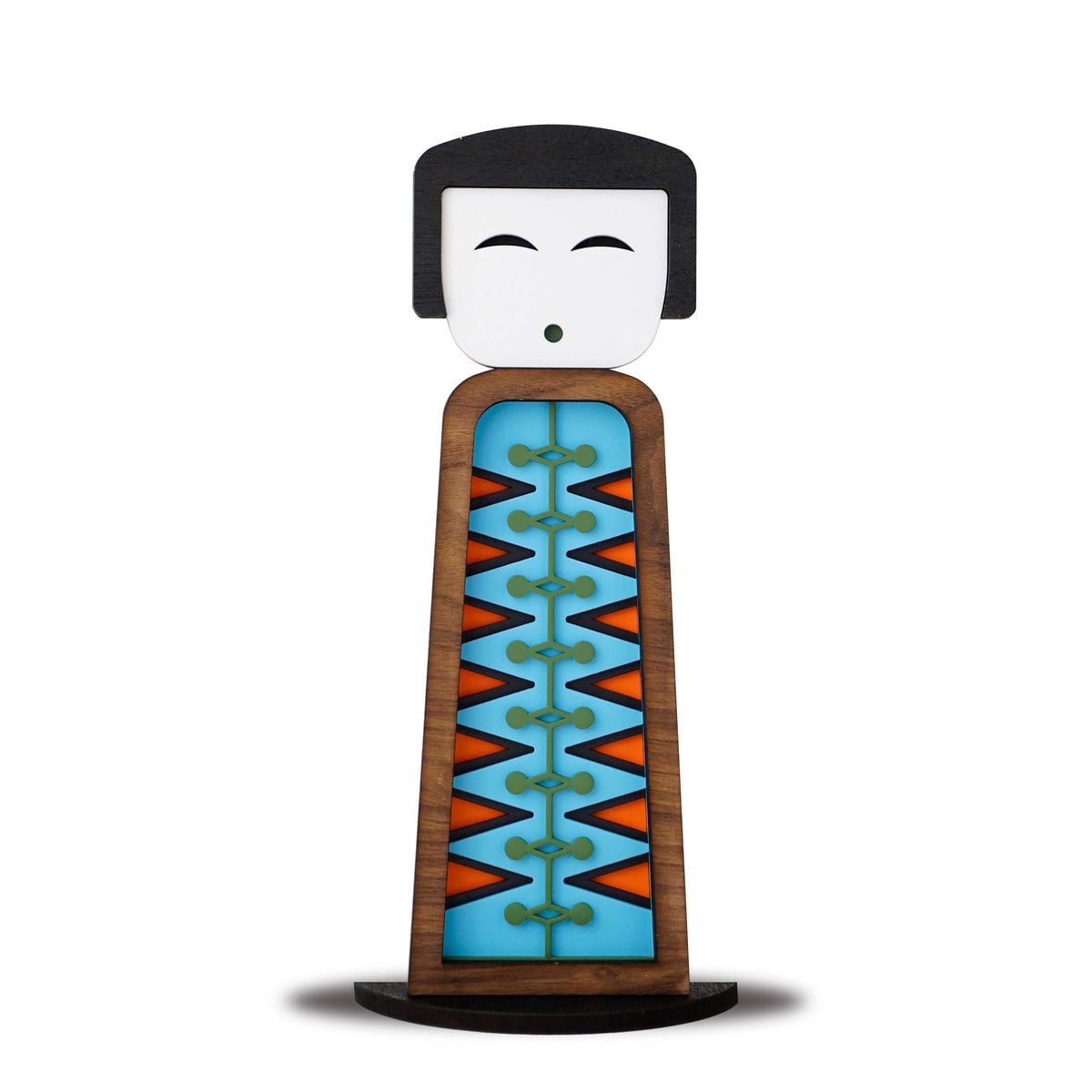 Set of 2 Kokeshi #3+#5 - Figurines