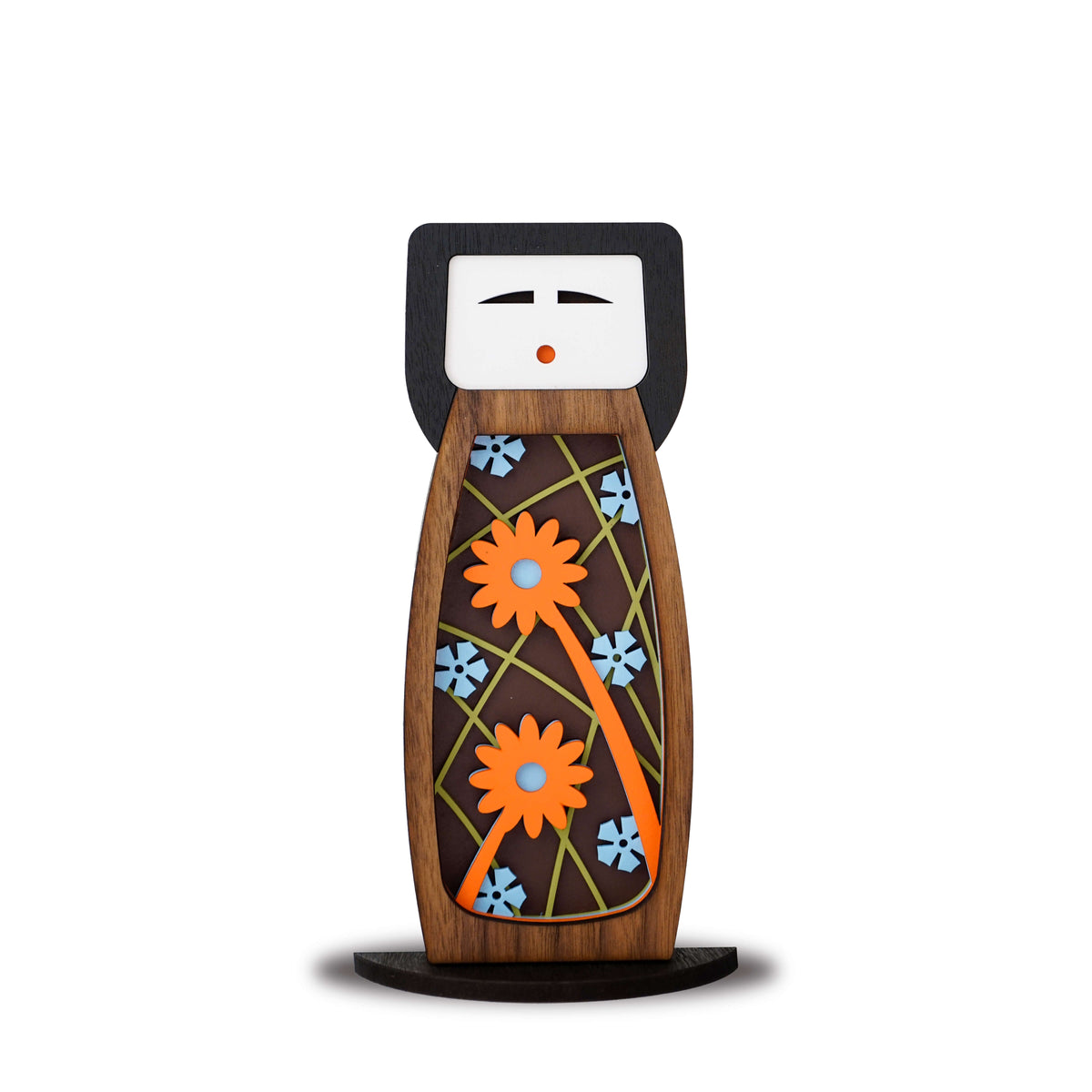 Set of 2 Kokeshi #3+#5 - Figurines