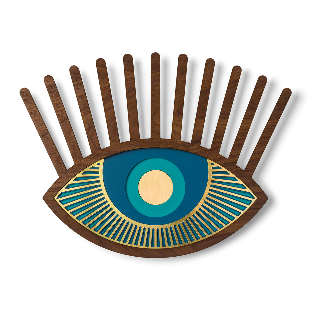 The Peacock #3 + Eye #7 (Set of 2) - Wall Decor