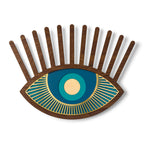 The Peacock #3 + Eye #7 (Set of 2) - Wall Decor