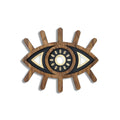 Mini Eye #11 Black/White/Gold - Wall Decor