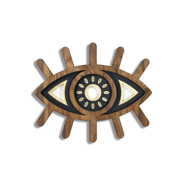 Mini Eye #11 Black/White/Gold