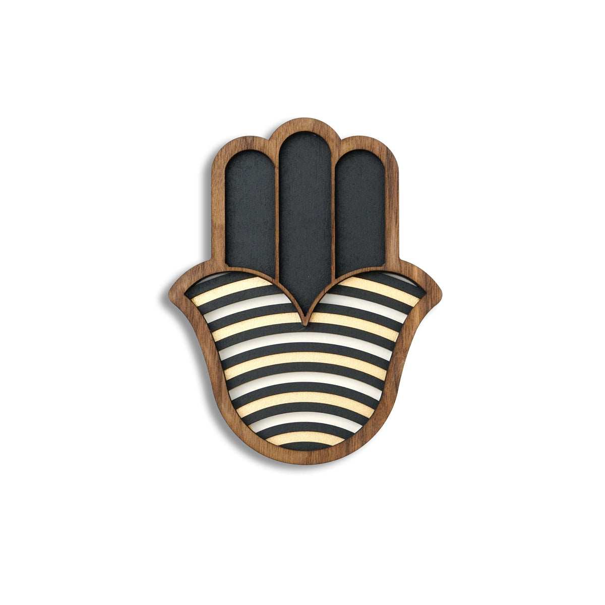 Lucky charms triplet #1 (Black/White/Gold) - Wall Decor