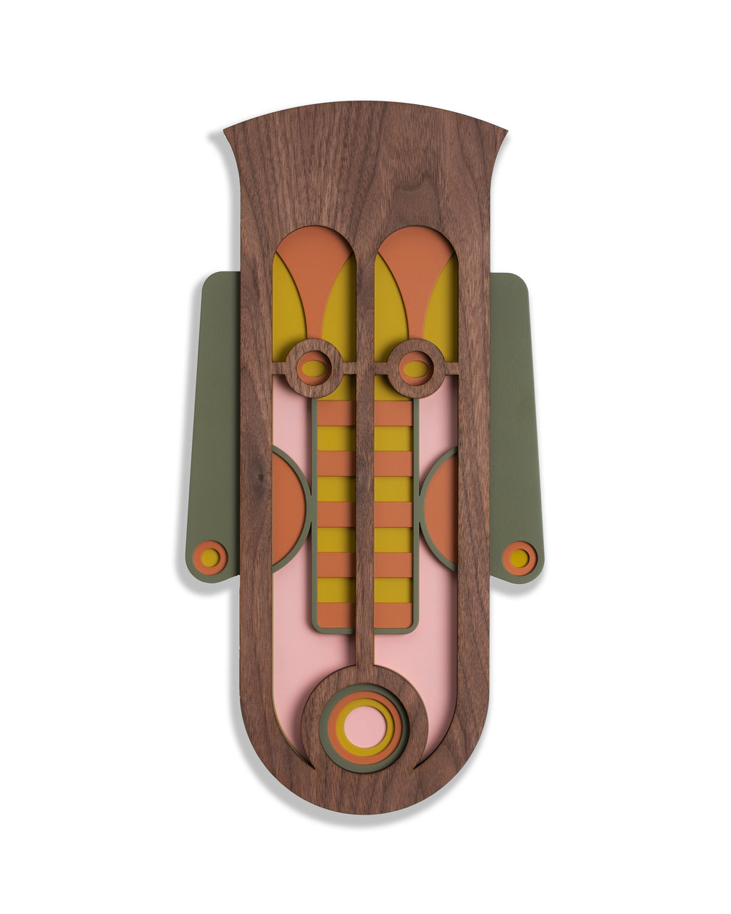Modern African Masks Triplet #40+#41 +#42 (Set of 3) - African Wall Decor