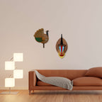 The Peacock #3 + The Mandrill (Set of 2) - Wall Art